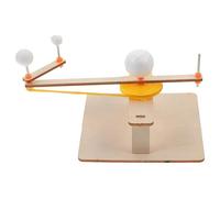 HONITANO Educational Solar System Model Kit with Sun Earth Moon Three Planetarium DIY Science Project for Students Demonstrates Daylight Seasons Eclipses Moon Phases School Teaching Tool