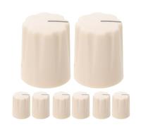 HONITANO Electric Guitar Knobs 8pcs Volume Control Potentiometer Replacement Caps in Cream Colour for Guitar Accessories