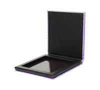 HONITANO Empty Magnetic Eyeshadow Palette Cosmetic Organizer 10x10x1.4cm Small Size Mermaid Scale Pattern Makeup Container for Travel and DIY Makeup Storage