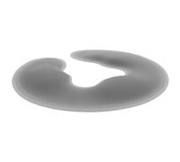 HONITANO Ergonomic U-Shape Face Down Pillow Soft Silicone Massage Bed Headrest Cushion with Breathing Channel for Spa Beauty Salon Travel Massage Table Overlay in Grey