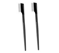 HONITANO Eyebrow Comb Eyelash Separator 2Pcs Dense Teeth Steel Needle for Gently Combing and Separating Lashes Brows
