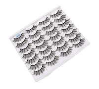 HONITANO False Eyelashes Natural Look Manual Polishing Eyelashes Artificial Makeup Supplies for Eye Enhancement