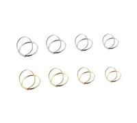 HONITANO Fingernail Protectors for Acoustic Guitar and String Instruments Metal Thumb Guitar Picks with Ergonomic Design 8pcs Comfortable to Use for Music Lovers and Beginners
