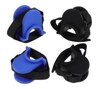 HONITANO Fishing Tpe Stand and Holder U-shaped 4pcs Rod with Adjustable Hook Fastener Portable and Wear-resistant Pole Support Bracket for Seaside Guardrail and Dock