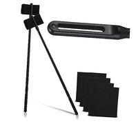 HONITANO Flute Cleaning Kit with 2 Portable Cleaning Rods and 4 Microfiber Cloths, Flute Clean Tool Set for Wind Instruments, Suitable for Travel and Daily Maintenance