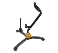 HONITANO Foldable Alto Tenor Saxophone Stand Iron Rack with Sponge Protection Stable Holder for Home Storage and Shop Display Practical Sax Holder Musicians