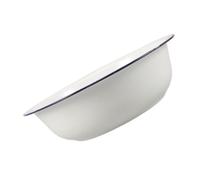 HONITANO Foldable Enamel Foot Bath Tub Large Capacity Portable Foot Soaking Basin for Home and Salon Pedicure Spa Massage Basin for Relaxing and Soothing
