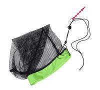 HONITANO Foldable Fishing Net Bag Portable Nylon Mesh Cage for Outdoor Sports Anglers Packable Travel Fish Carrier with Drawstring Invisible Mesh for Freshwater and Saltwater Fishing