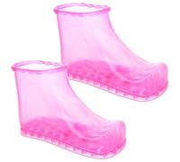 HONITANO Foot Soaking Tub Pedicure Boots Foot Bath Shoes Pink Small Size 16.5cm Magnetic Massage Basin for Home Relaxing and Soaking