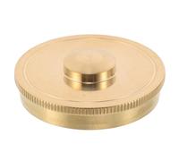 HONITANO French Horn Bottom Cap Replacement Part Metal Valve Cover for Brass Instrument Repair Enhanced Sound Stability Easy Installation Maintenance Accessory for Musicians Bands and