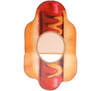 HONITANO Funny Hot Dog Costume Hat Polyester Novelty Party Accessory for Adults Unique Food Design for Themed Events Stage Performances and Decoration