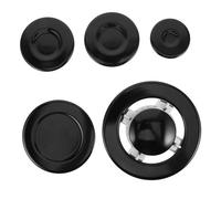 HONITANO Gas Stove Burner Flame Caps Compatible with Sabaf Even Flame Distribution Covers for Safety and Combustion Efficiency Easy Replacement Stove Top Burner Caps for Gas Cookers