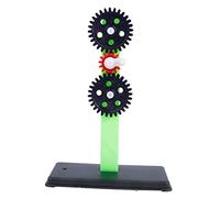 HONITANO Gear Assembly Experimental Equipment with Stand for Physics Science Teaching Includes Large Medium Small Gears Practical Stem Tool for Classroom Experiments Random Random Color