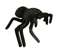 HONITANO Giant 31.5-inch Black Plush Spider, Realistic Cotton Stuffed Animal, Halloween Decoration and Prank Prop for Boys