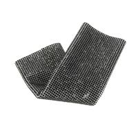 HONITANO Glamorous Rhinestone Microphone Handle Sleeve Cover for Handheld Mics for Singers at Karaoke Clubs and Live Performances Convenient Design