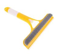 HONITANO Glass Cleaning Tool with Spray Squeegee Brush for Shower Doors Bathroom Mirrors Car Windows Household Flat Glass Surfaces Finish Versatile Cleaning