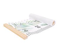 HONITANO Growth Chart Wall Hanging Height Ruler Turtle Leaf Canvas Art for Room Nursery Decoration Height Tracker and Measuring Wall Chart