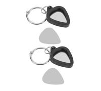 HONITANO Guitar Pick Holder Keychain Secure Clip for Music Instrument Plectrum Cover for Daily Practice Performances