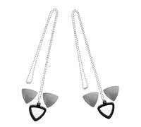 HONITANO Guitar Pick Necklace for Men Stylish Silicone Guitar Pick Holder Portable Organizer for Musicians for Music Events