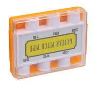 HONITANO Guitar Pitch Pipe Tuner Lightweight Plastic Design for Electric Acoustic String Instruments Easy Portable Musical Instrument Accessory