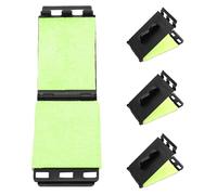 HONITANO Guitar String Cleaner 4pcs Kit with Polishing Cloths for Acoustic Electric Bass and Ukulele, String Eraser and Fingerboard Scrubber, Musical Instrument Cleaning Accessory