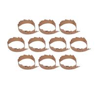 HONITANO Guzheng Code Positioning Paper Light Brown Zheng Code Installation Tool 10pcs Wear-resistant Reusable with Location Diagram for Easy Placement