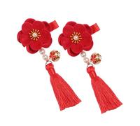 HONITANO Hairpin Barrette Flower Hair Clip Tassel Hair Clip Chinese Style for Girls