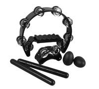 HONITANO Hand Bell Instrument for Beginners with Foot Bell Rhythm Rods Shaker Eggs Versatile Percussion Ensemble for Music Practice School Bands and Performances