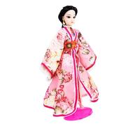 HONITANO Hanfu Doll with Traditional Chinese Clothing Small Simulation Girl Doll for Role Playing and Holiday Decoration and Play