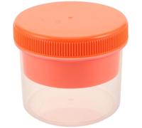 HONITANO Hearing Aid Dryer Box: Small BTE Hearing Aid Maintenance Jar - Moisture Proof & Shockproof Protection for Outdoor Activities and Daily Care,Orange