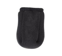 HONITANO Heat-resistant Hair Dryer Sponge Cover with Elastic Band Foldable Diffuser for Frizz Control and Heat Protection Portable Black Styling Tool for Salon and Travel Use