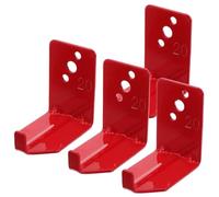 HONITANO Heavy Duty Fire Extinguisher Bracket with Single Hook Wall Mount Red Holder for Home Office Vehicle Safety Easy Installation and Design