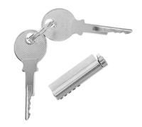 HONITANO Heavy Duty Fridge Lock with Keys for Glass Door Refrigeration Units Cold Resistant Cylinder Lock for Freezer Doors Energy Saving Seal Optimized for Retail Display Cabinets and