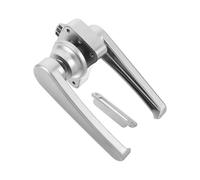 HONITANO Heavy Duty Rv Bathroom Door Lock Paddle Latch Keyless Entry with Inner Outer Privacy Knob for Travel Trailer Motorhome Easy DIY Installation Weather-Resistant Rv Toilet Door Handle