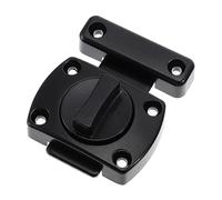 HONITANO Heavy Duty Sliding Bolt Door Latch Theft Gate Lock with Smooth Polishing Wear Resistant Sliding Furniture Latch for Home and Internal Doors Black Large