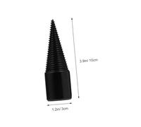 HONITANO High Hardness Firewood Kindling Splitter Drill Bit with Hardened Tips and Impact-resistant Shafts for Walnut Oak Hickory Wood Splitting Efficient Screw Cone Driver