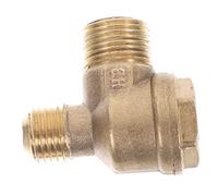 HONITANO High Strength Brass Air Compressor Check Valve with External Thread Corrosion Resistant Pneumatic Accessory for Pipeline Connection Durable Non Return Valve for Piston Pumps Easy