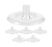 HONITANO Hydroponic Floating Flower Decor Holder, 6Pcs Round Plastic Flower Arrangement Insert for Flowers, Enables Complex Creations for Home Decor