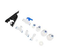 HONITANO Ice Maker Piping Adapter Kit with 9pcs Connectors for Coffee and Ice Makers Water Hose Line Fittings Set for Home Installation