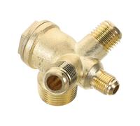 HONITANO Industrial Air Compressor Check Valve G3/8" /13.5/9/13.5mm 4 -Ways Quick Connect Pipe Check Valve Fitting Replacement for Simple Operation