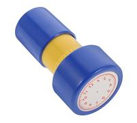 HONITANO Interactive Clock Stamp for Learning Recognition Educational Classroom Tool for Preschool Elementary Fun Blue Clock Pattern Stamper for Childrens Cognitive Skill Development