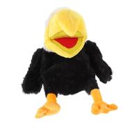 HONITANO Interactive Plush Owl Hand Puppet Soft Cartoon Bird for Early Education and Storytelling Realistic Craftsmanship with Movable Mouth Birthday Gift