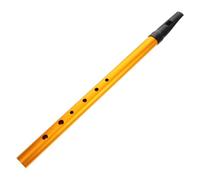 HONITANO Irish Whistle for Beginners Vertical Flute in Key of C with Recorder Mouthpiece and Cloth Bag Brass Construction for Adults Learning Traditional Irish Music