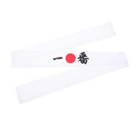 HONITANO Japanese Cotton Karate Headband for Men and Women, Breathable Ninja Tie Headband, Reusable Wide Band for Cooking, Martial Arts, Sports, and Gym Use