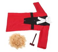 HONITANO Judge Costume with Gavel Realistic Judge Robe for Portable Halloween Role Play Outfit Dress Up Boosts Confidence and Public Speaking Skills