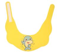 HONITANO Kids Adjustable Yellow Baby Bathing Hair-Washing Visor Cap with Peaked Shield for Boys and Girls Waterproof Head Washing Shower Accessory