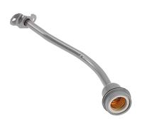 HONITANO Lamp Holder with Curved Pole Durable Material for Outdoor Wall Mounted Lighting Easy Installation Compatible with Standard Bulbs Compact and Lightweight Lamp Hanging Stand
