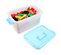 HONITANO Large Tube Building Blocks for Interlocking Educational Sensory with Bright Colors Sturdy Design for Early Learning Creativity and Social Skill Development Kit