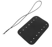 HONITANO Leather Horn Guard for French Horn Anti-skid Pu Material and Adjustable Strap, Replacement Hand Protector for Musical Instrument Use