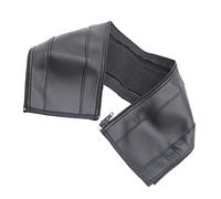 HONITANO Leather Stroller Handlebar Cover, Baby Pram Handle Protector, Armrest Sleeve for Pushchair, Zipped Reusable Grip Accessories